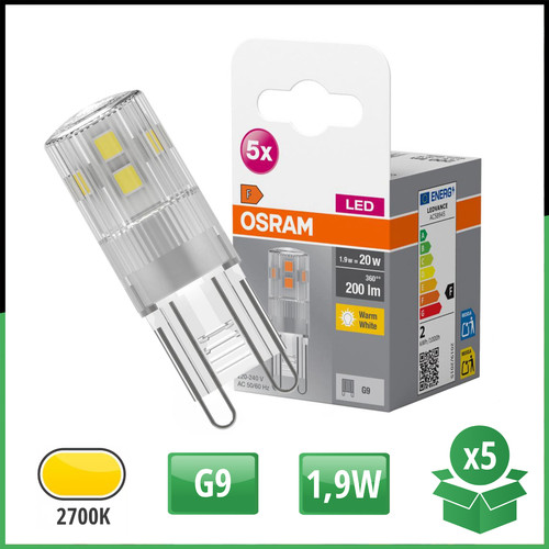 Osram led leuchtmittel - 5x, g9
